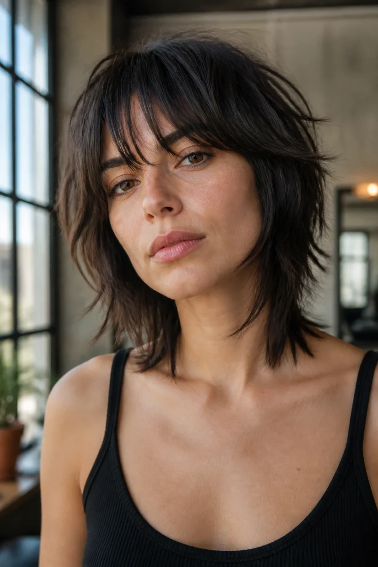 30 Shaggy Wolf Cuts for Medium Straight Hair