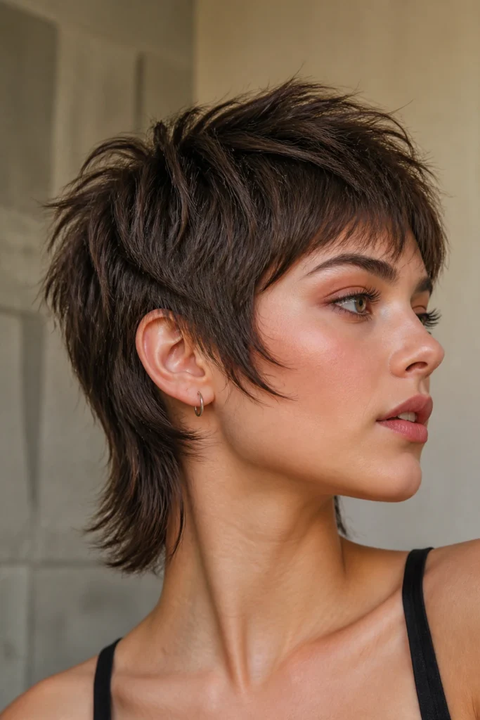 20 Pixie Shag Mullet Haircuts for Thick Hair