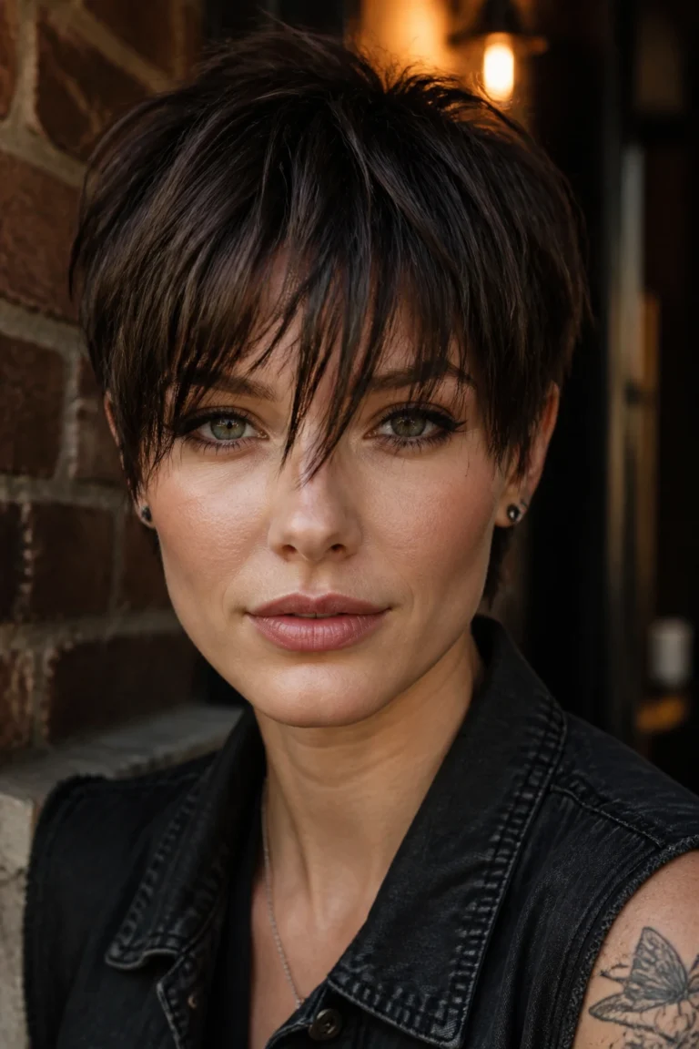 21 Rocker Bangs for Edgy Short Hair