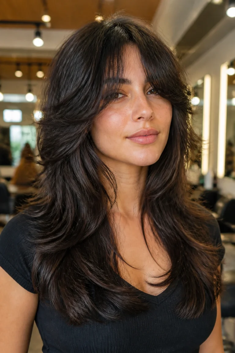 28 Long Butterfly Shag Cuts for Thick Hair