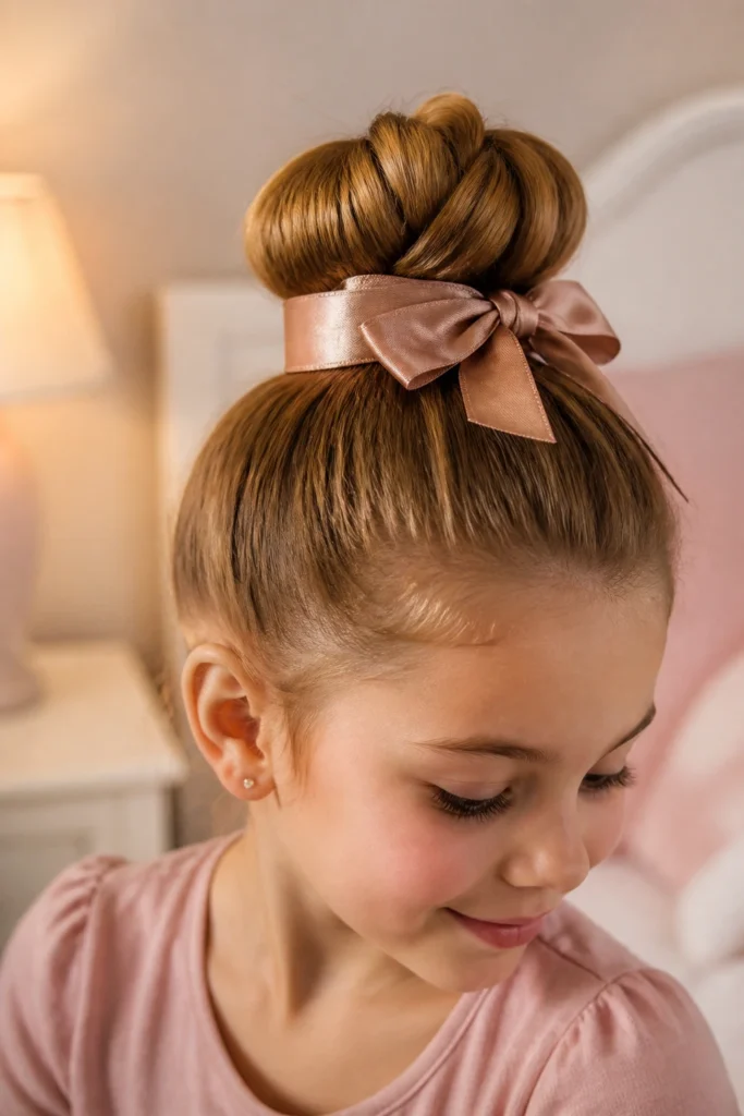 23 Bun Hairstyles for Kids