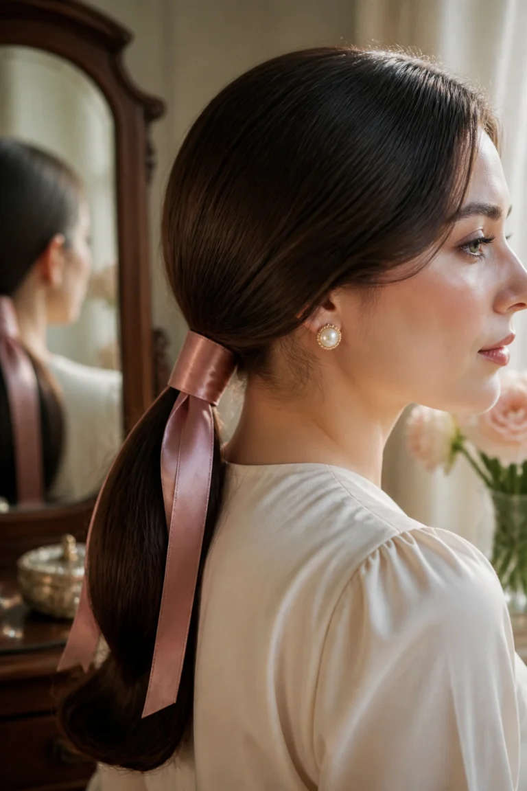 33 Low Ponytails With a Vintage Vibe