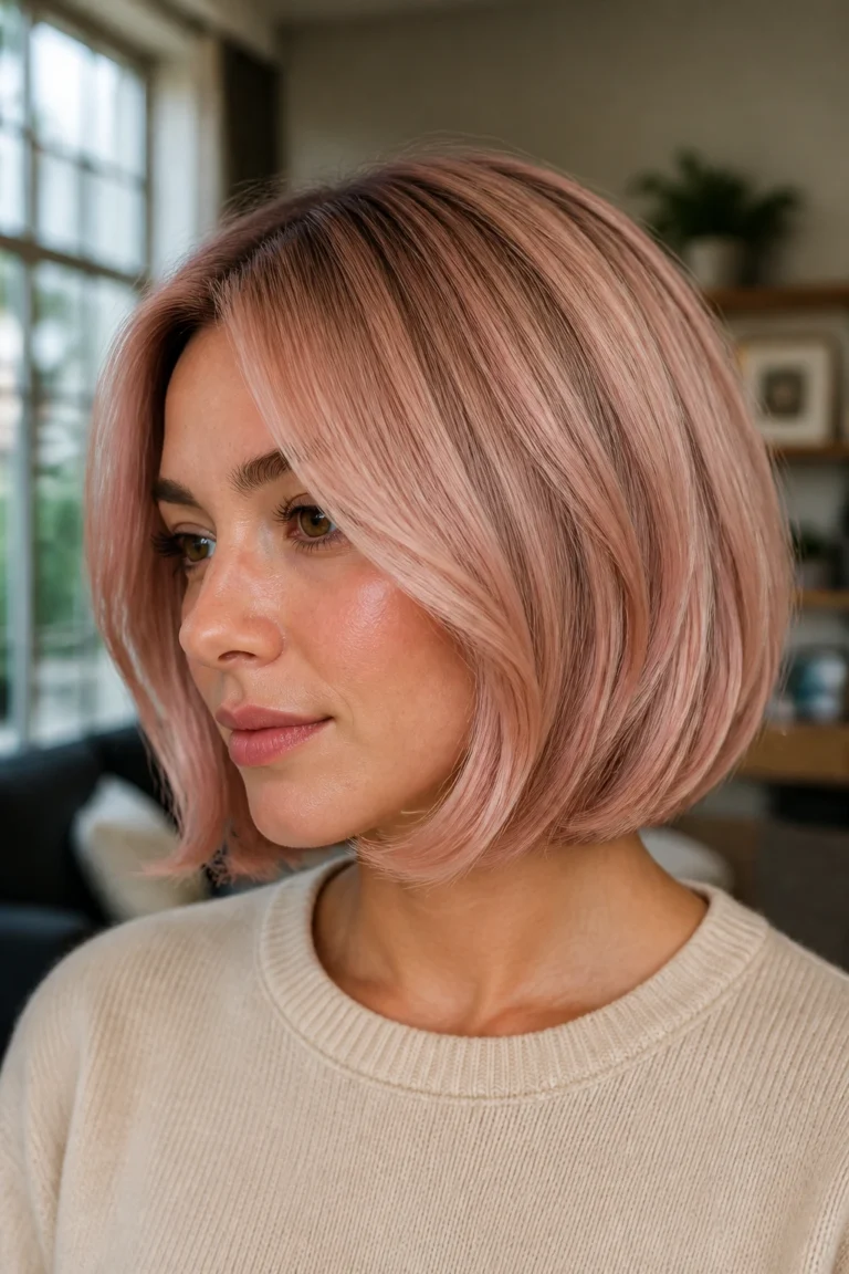 22 Rose Gold Hair Color Ideas for a Soft Warm Glow