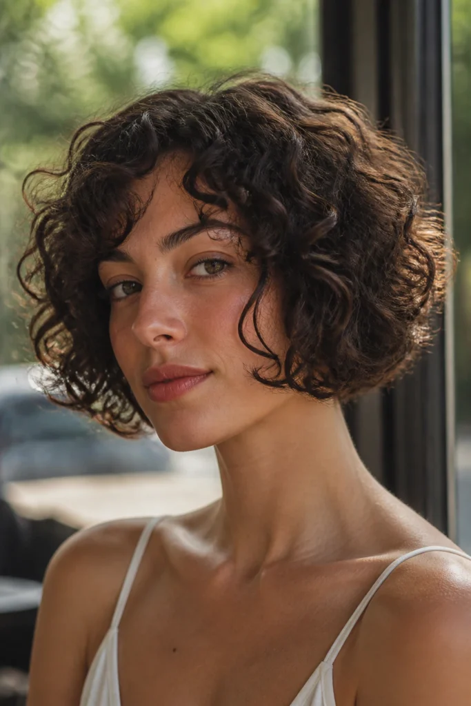 25 Bob Haircuts for Medium Length Curly Hair