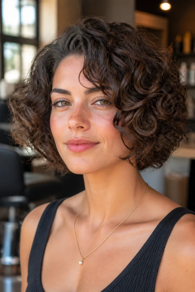 16 Short Curly Hairstyles for Natural Bounce