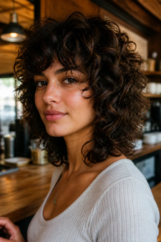 23 Shag Haircuts for Curly Hair