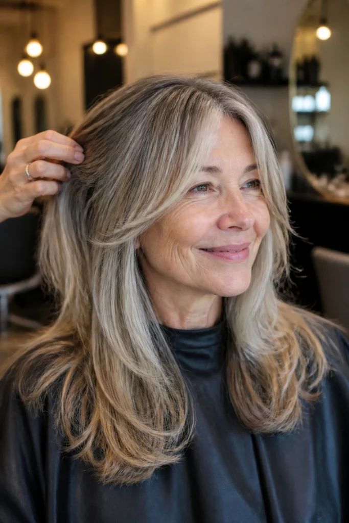 23 Long Hairstyle Trends for Older Women