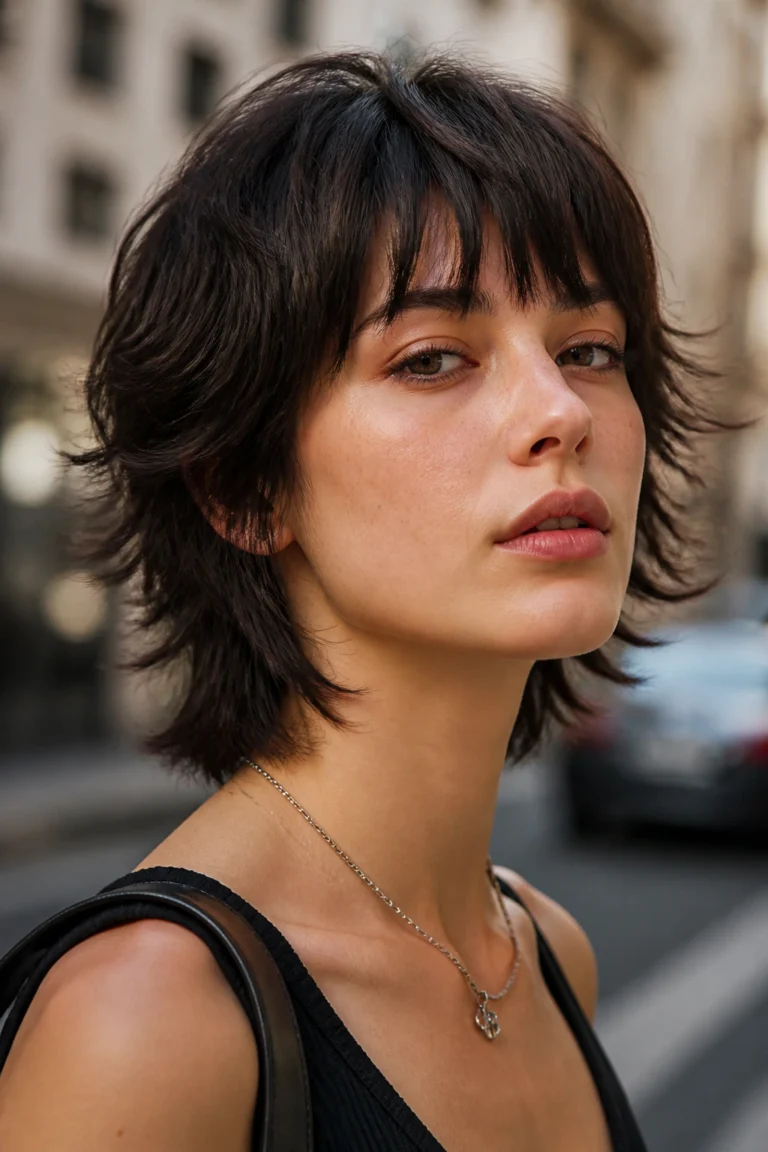 28 Short Shag Cuts With Bangs for Straight Hair
