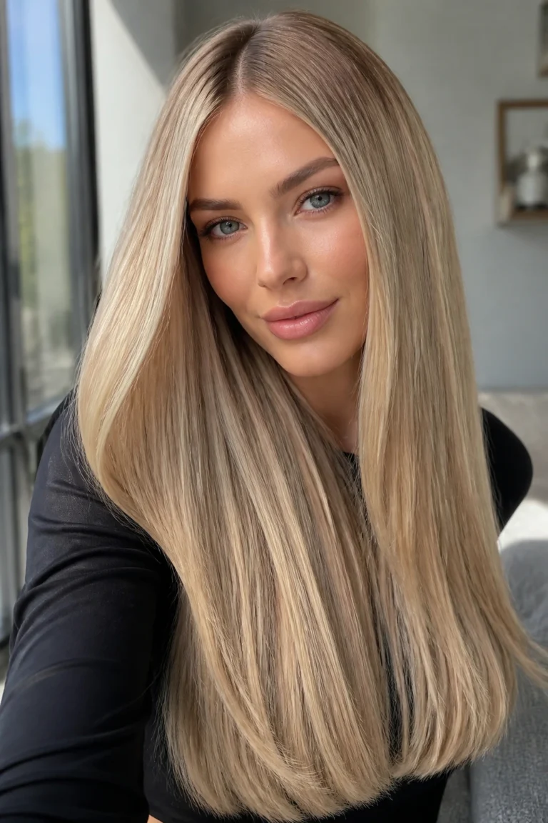 19 Blonde Hair Looks for Long Straight Hair