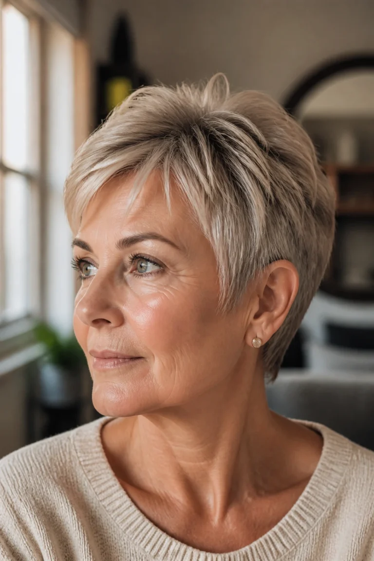 24 Short Hairstyles for Fine Hair Over 50