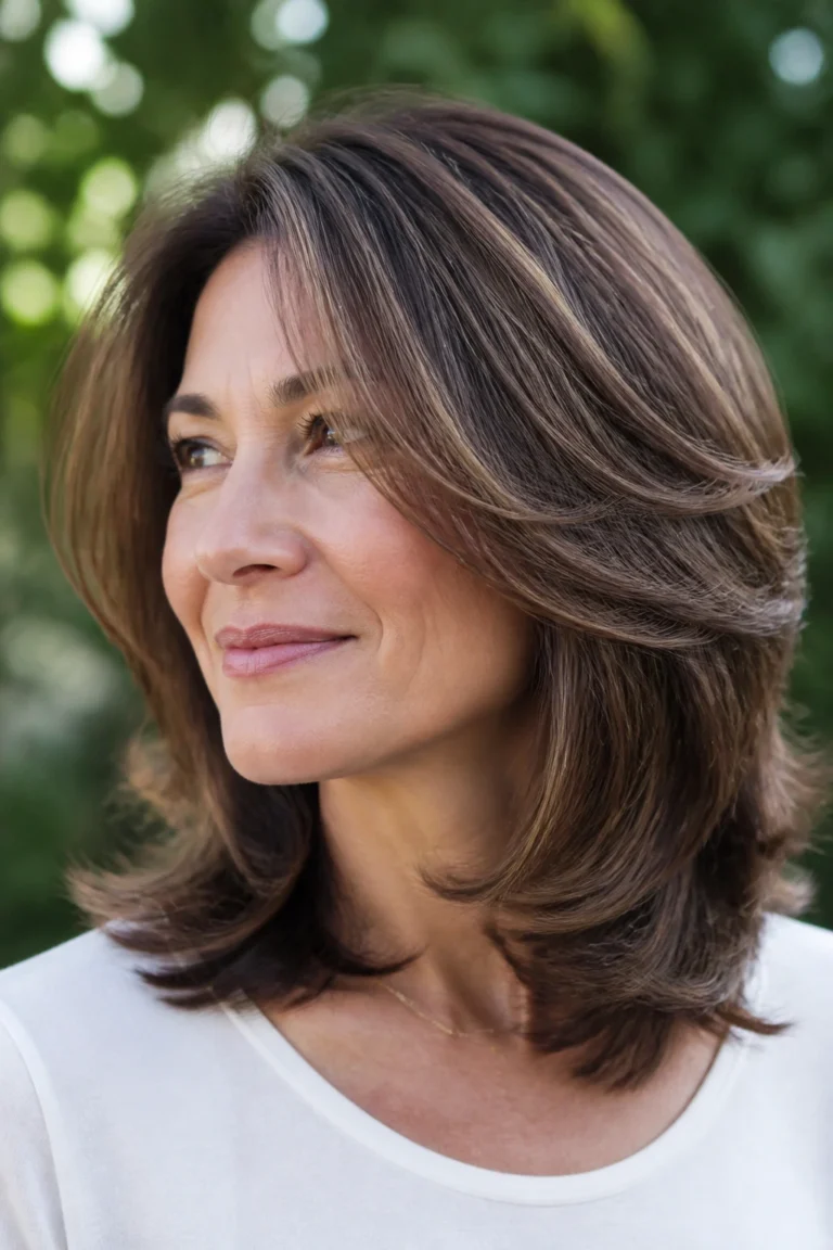 25 Haircuts for Thick Hair Over 40