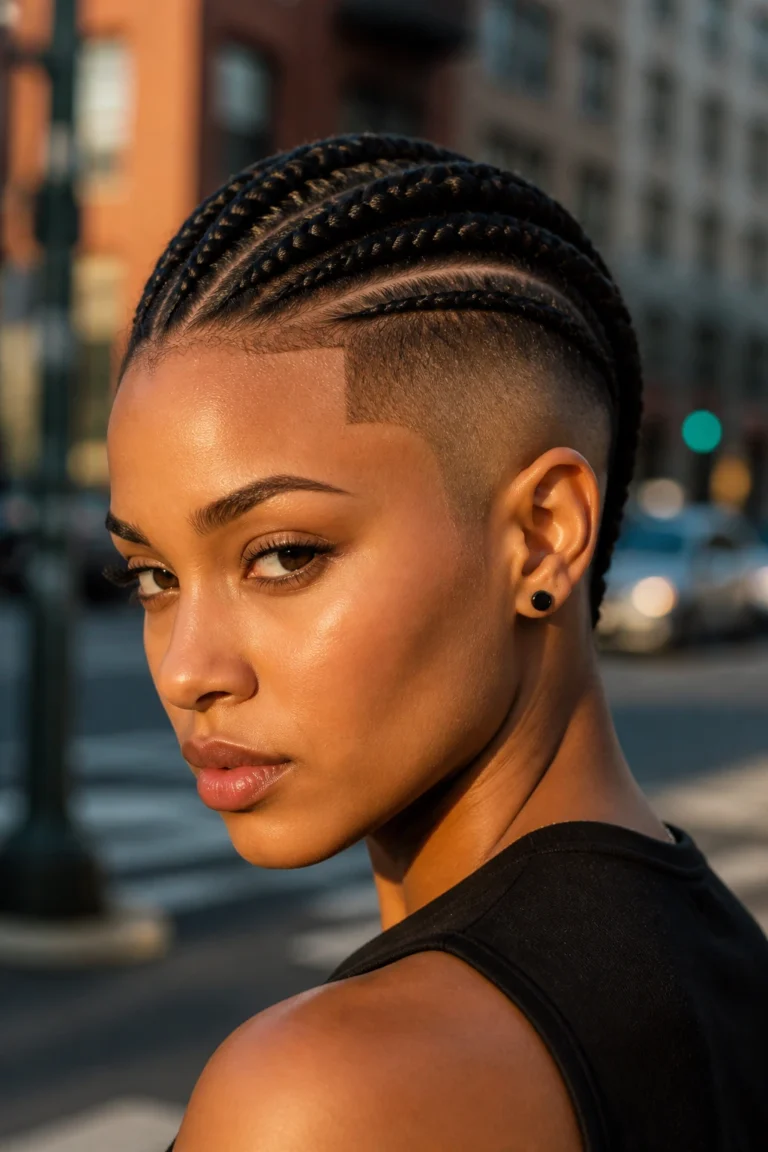 19 Braids With Shaved Sides for Edgy Women