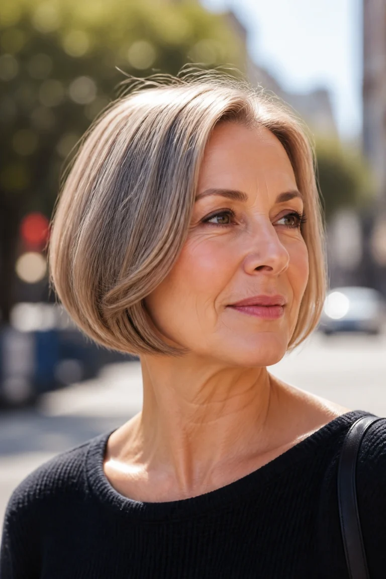 21 Bob Haircuts for Short Hair Over 50