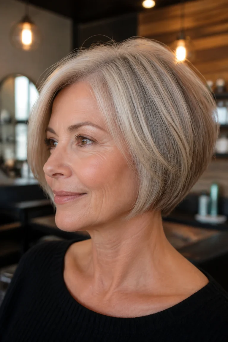 21 Short Haircuts for Fine Hair Over 50