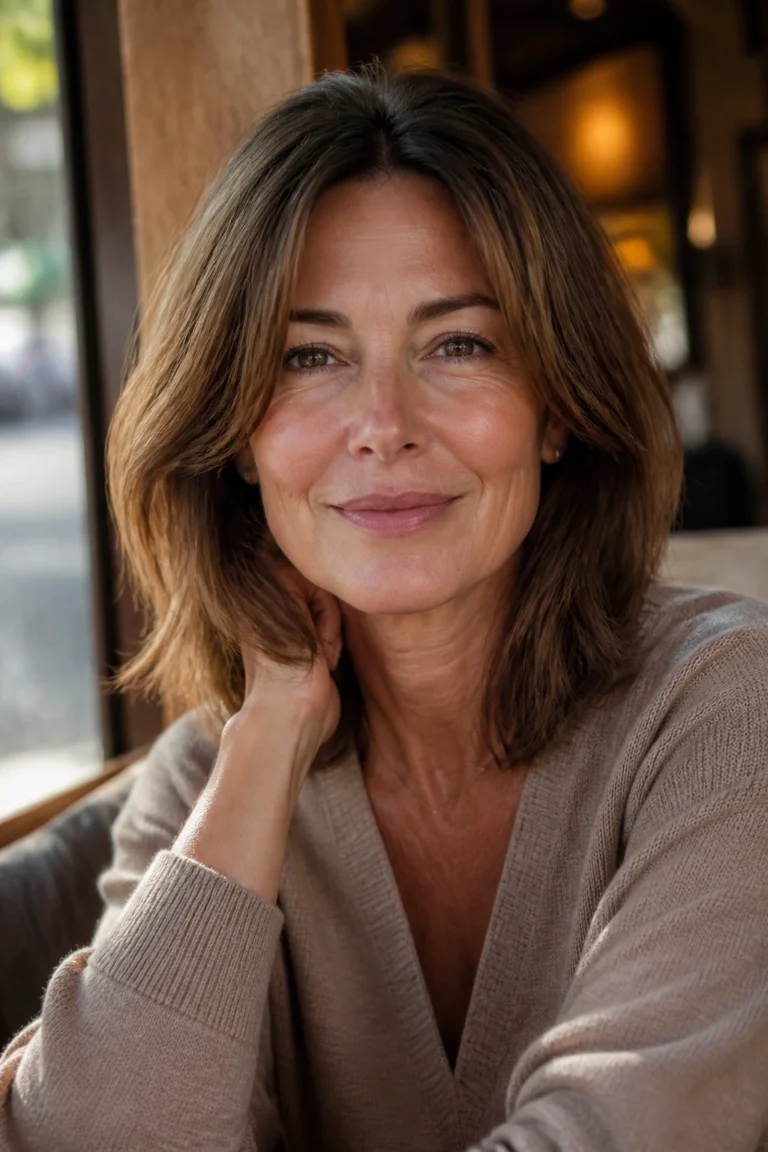 16 Medium Length Hairstyles for Women Over 40