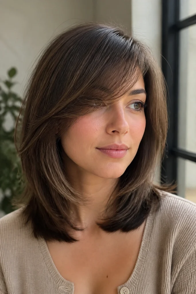 25 Feathered Haircuts With Bangs