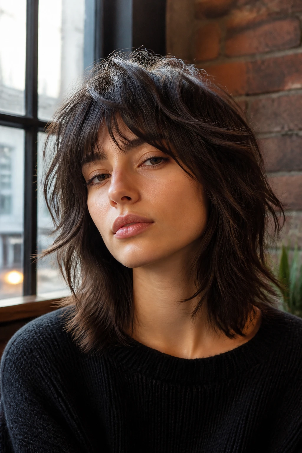 Profile portrait of a real person with Shoulder-Shattered Wolf