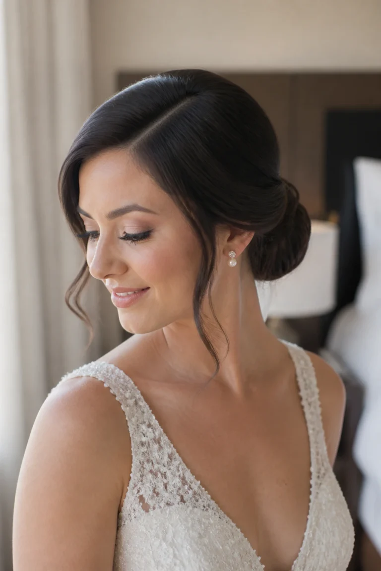 27 Low Bun Styles for Brides