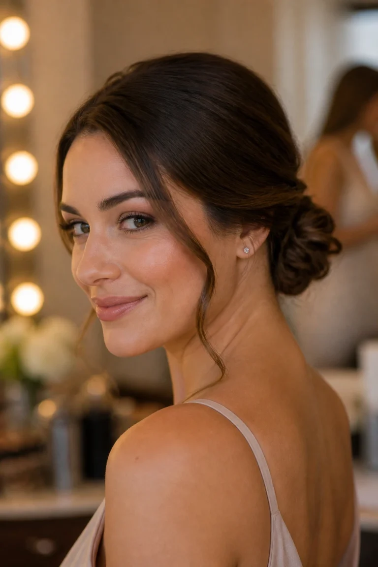 32 Low Bun Styles for Bridesmaids