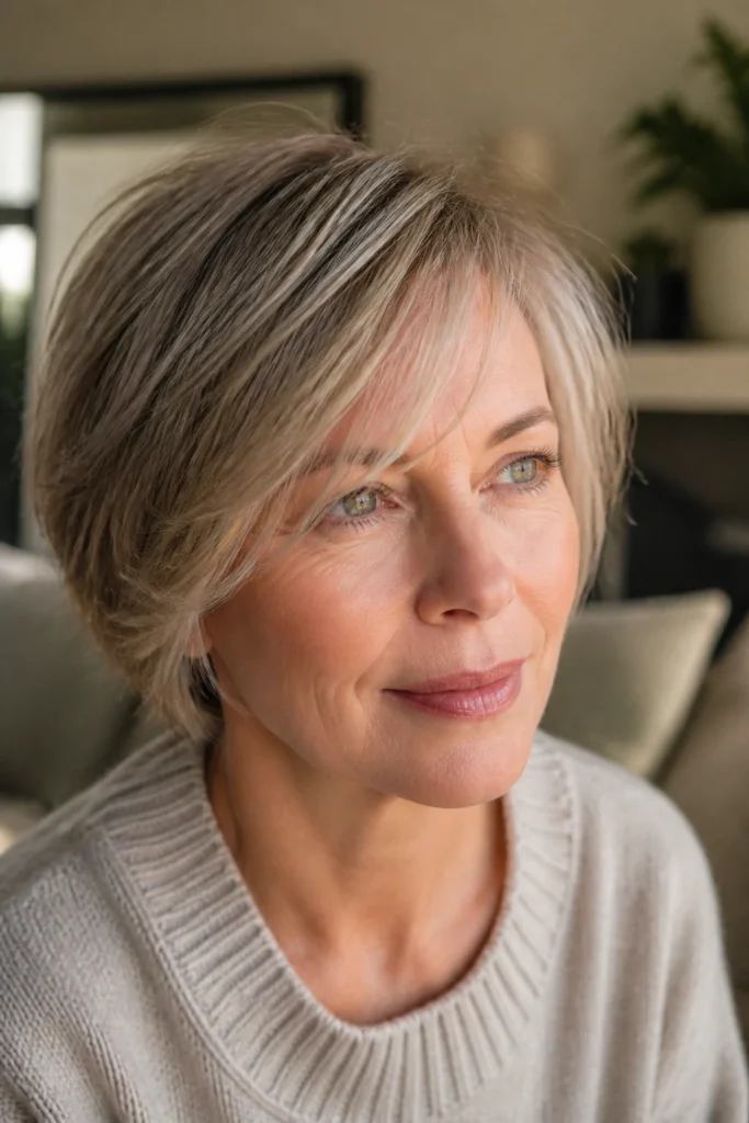 24 Wispy Bangs for Fine Hair Over 50