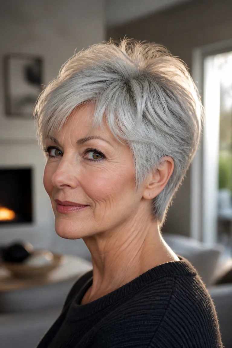 24 Shag Haircuts for Women Over 60