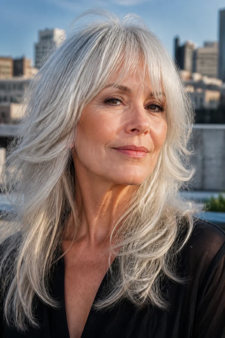 19 Shag Haircuts for Long Hair Over 60