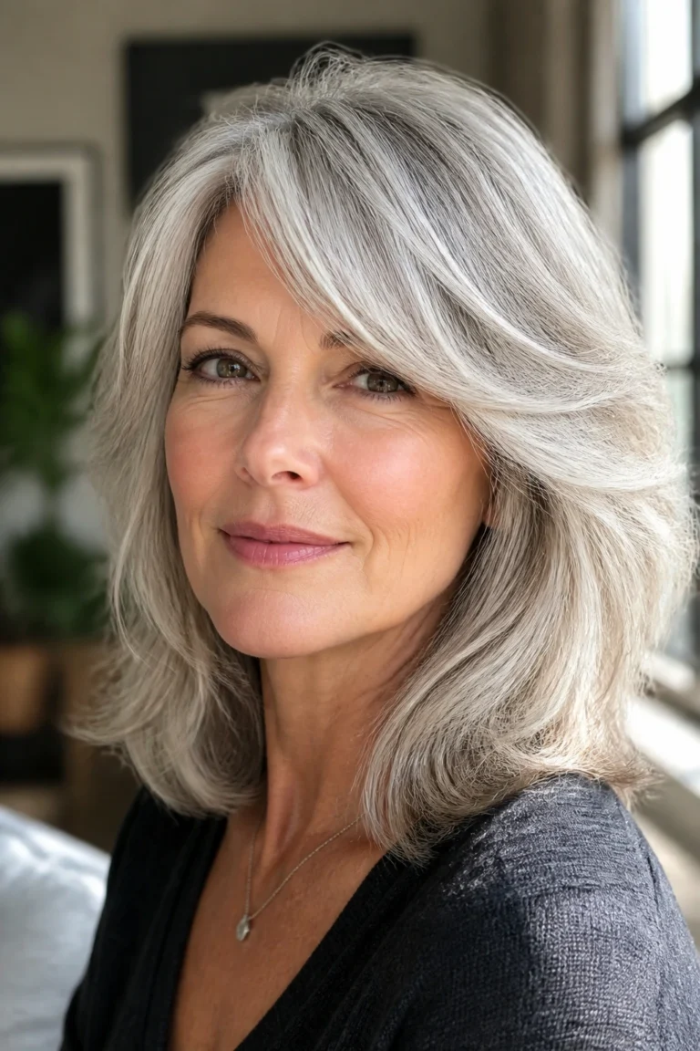 21 Shag Haircuts for Medium Length Hair Over 50