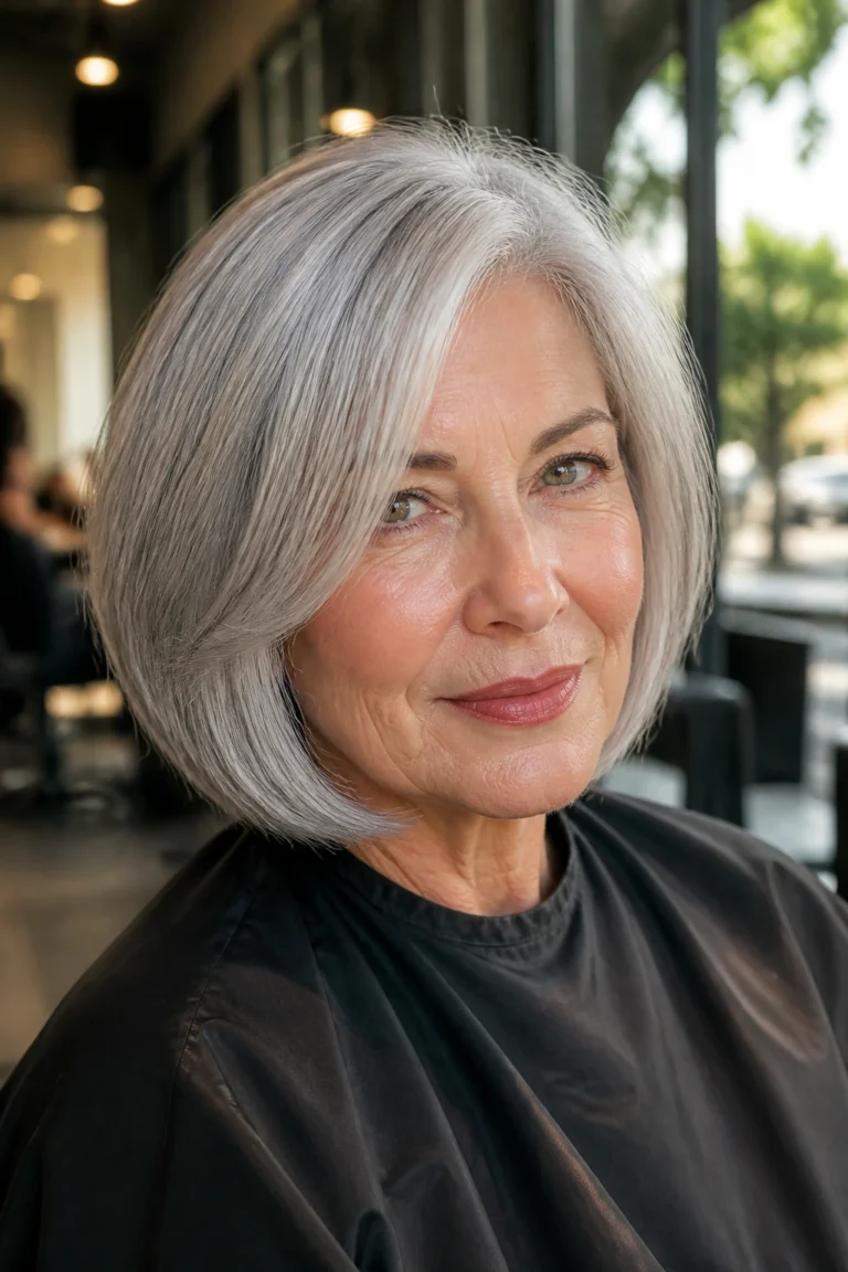 21 Gray Hair Looks for Women Over 50