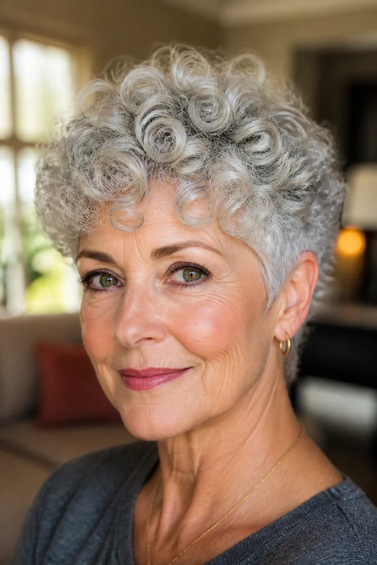 22 Short Permed Hairstyles for Older Women