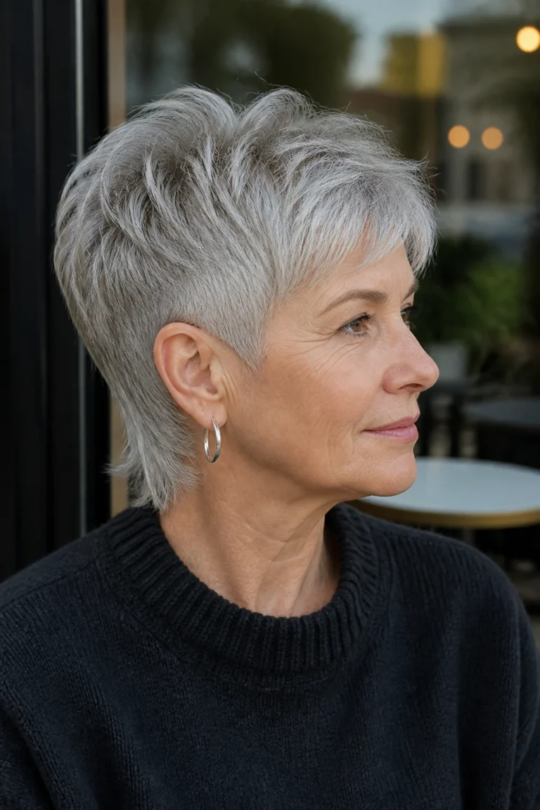 24 Pixie Mullet Haircuts for Older Women