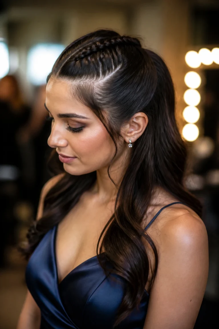 23 Half Up Half Down Styles for Prom Night