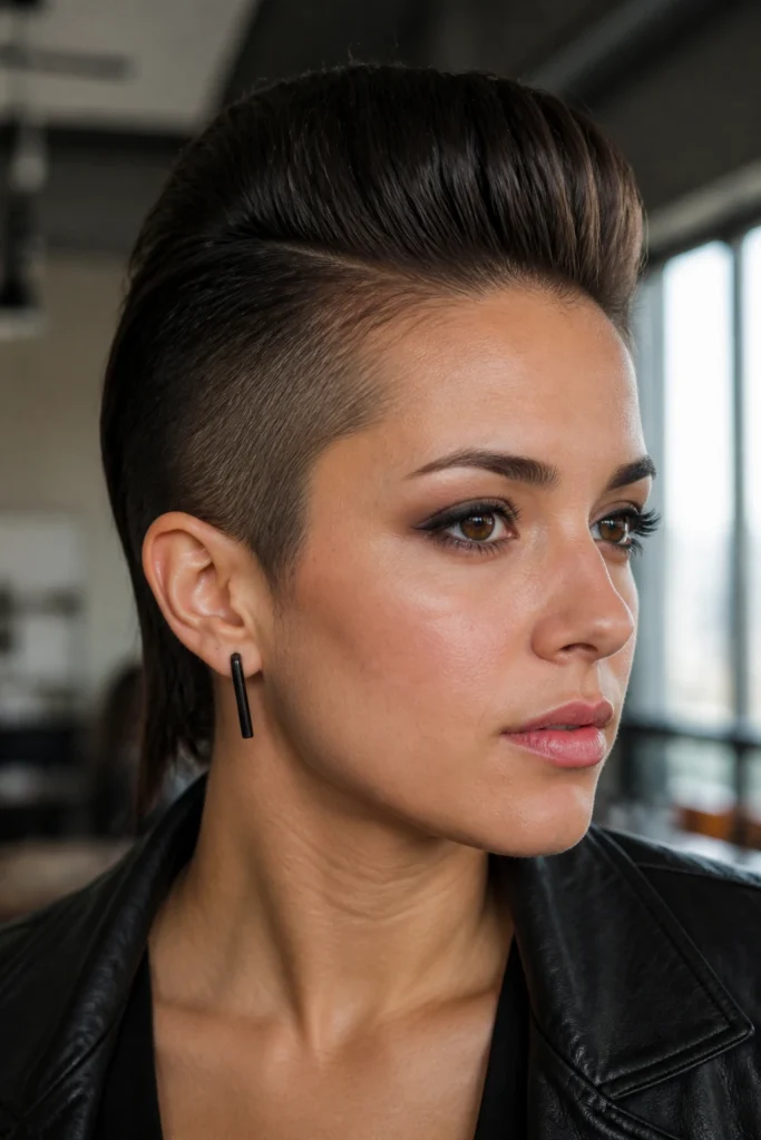 19 Medium Length Mohawk Hairstyles for Women