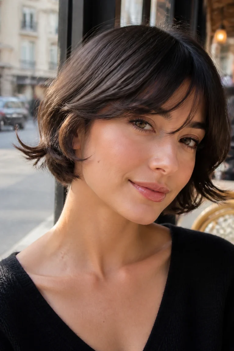 22 Swoopy Bangs for Short Hair