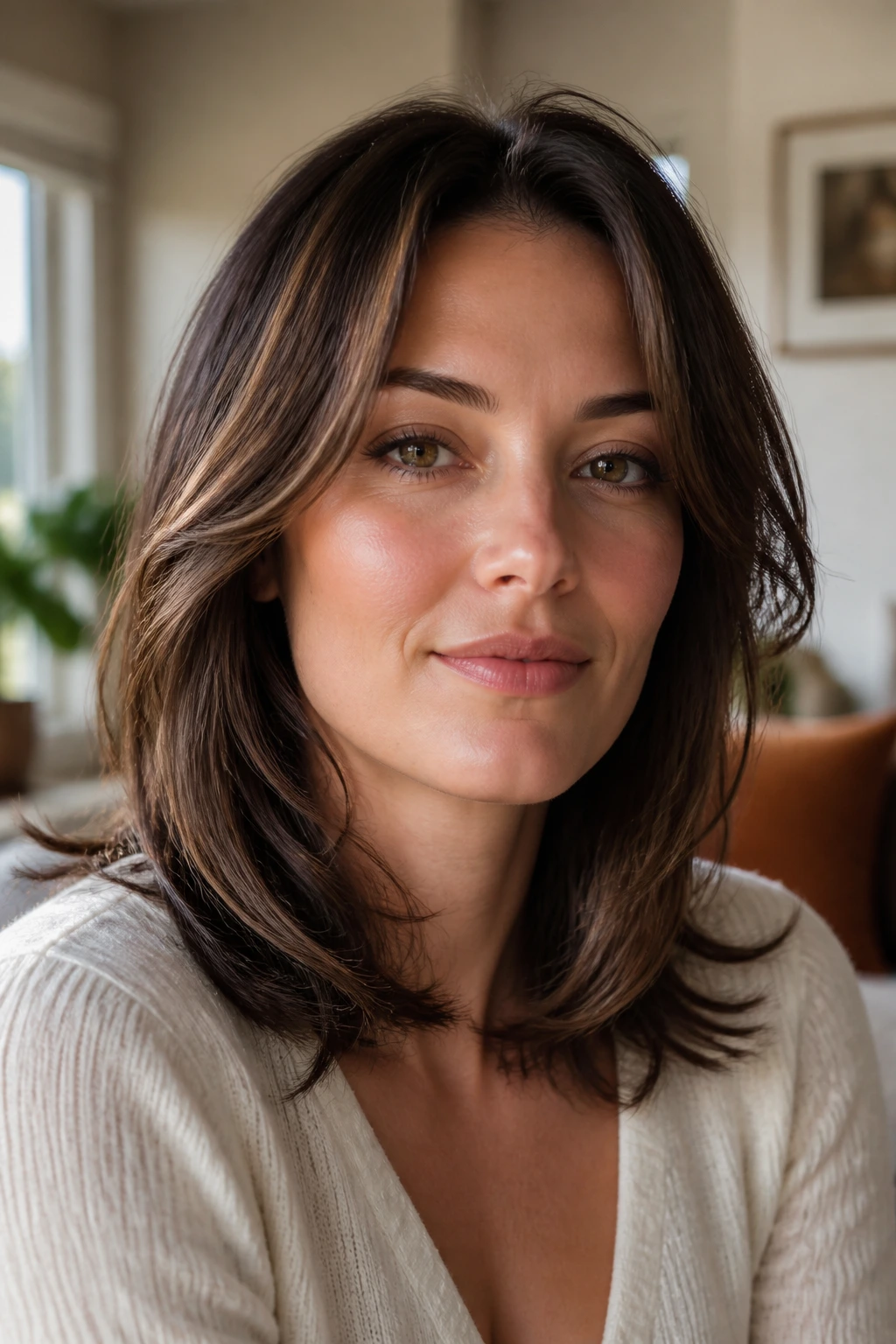 Portrait of a person with a square jawline illustrating the collection concept