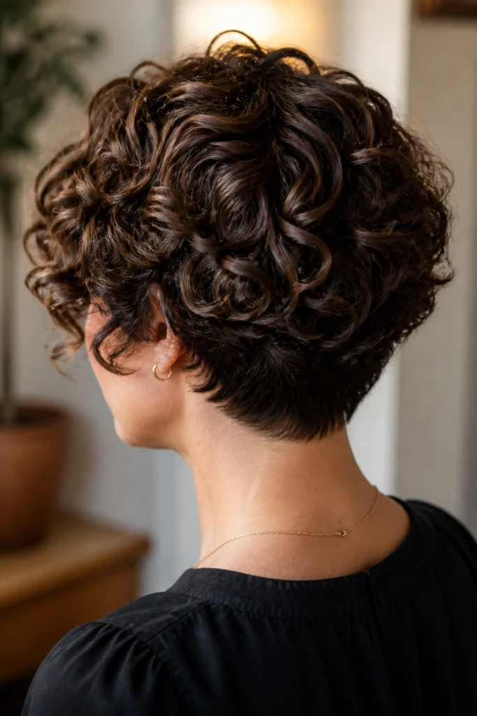 28 Rounded Layer Cuts for Short Curly Hair