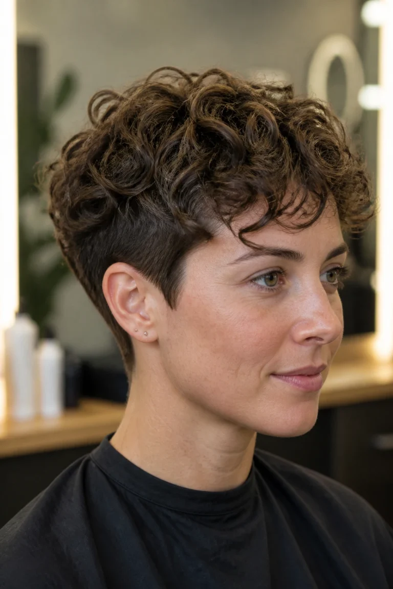28 Short Curly Haircuts for Fine Hair