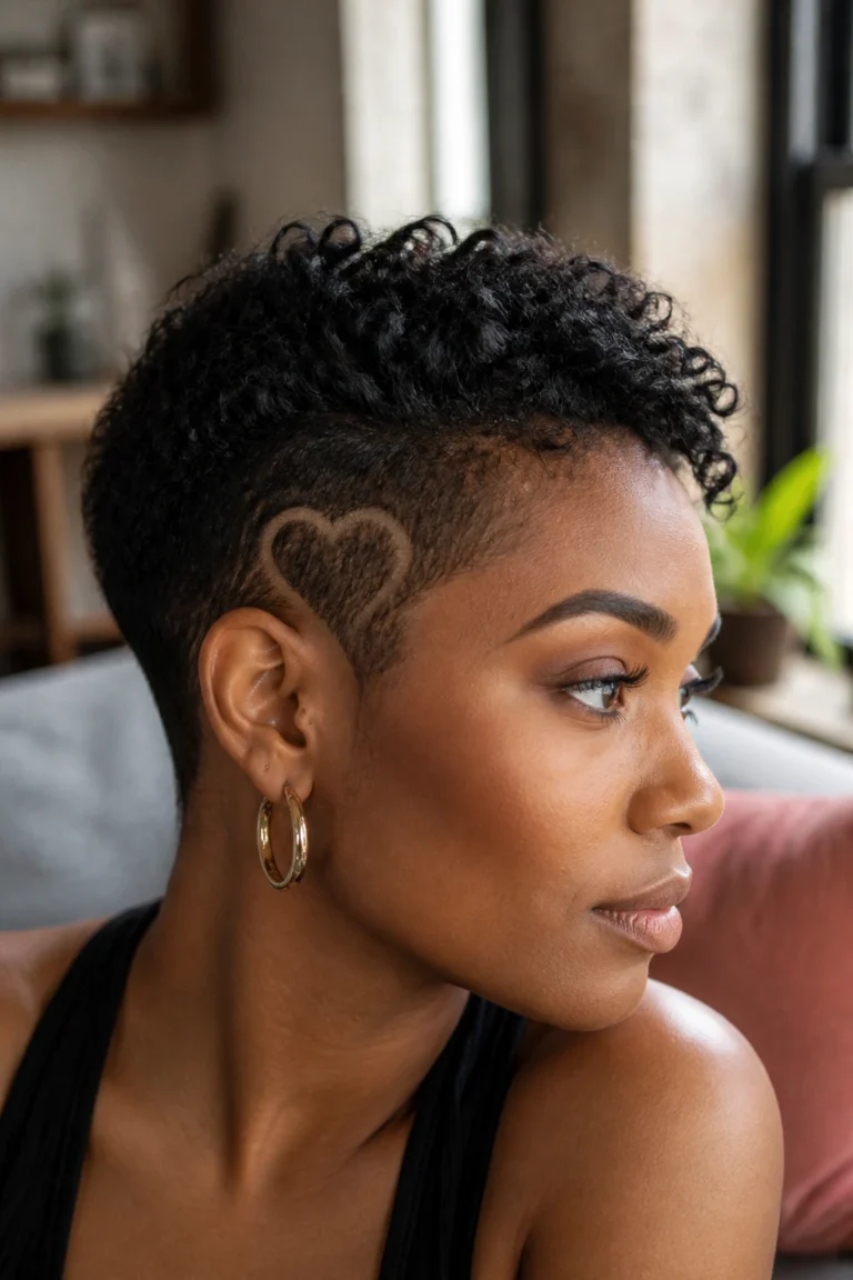 28 Shaved Design Hairstyles for Black Women