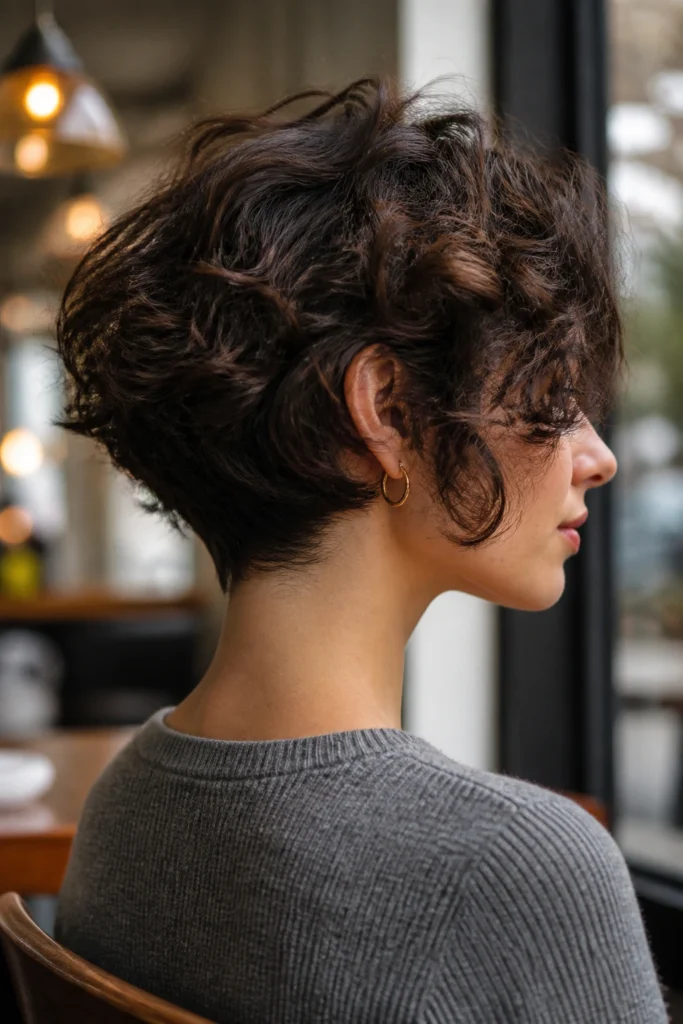25 Chin Length Curly Haircuts for Round Faces