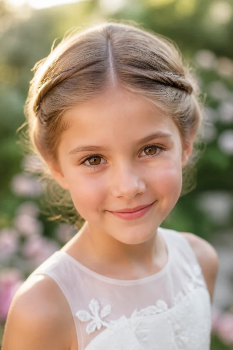 18 First Communion Hairstyles for a Polished Look