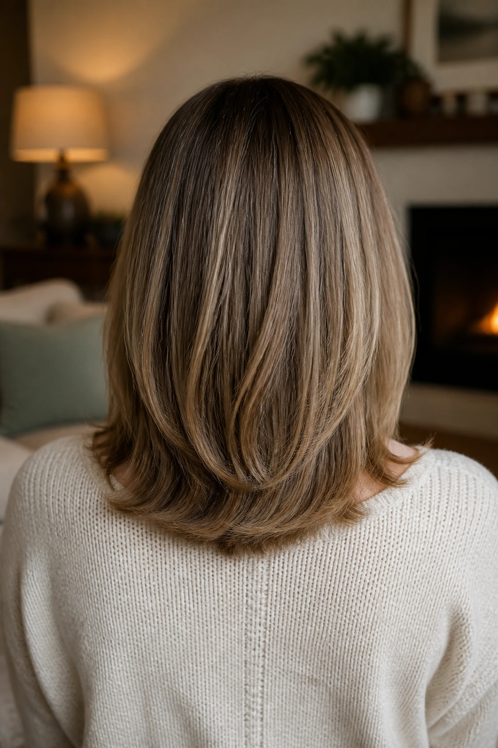 Back view of a person showing a soft U-shaped lob curve