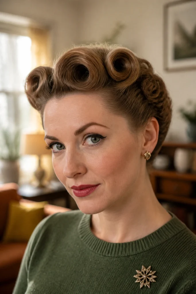 17 Curly Hairstyles for Short Hair With a Vintage Vibe