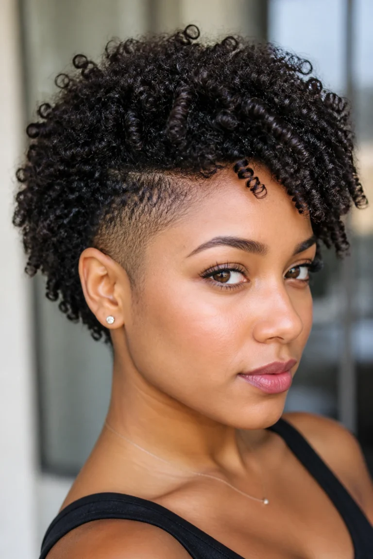 38 Shaved Side Looks for Natural Hair