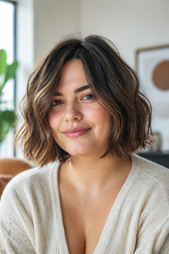 20 Short Hairstyles for Chubby Faces