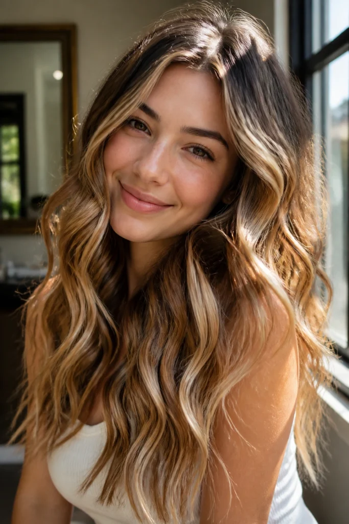 19 Highlight Ideas for Wavy Hair
