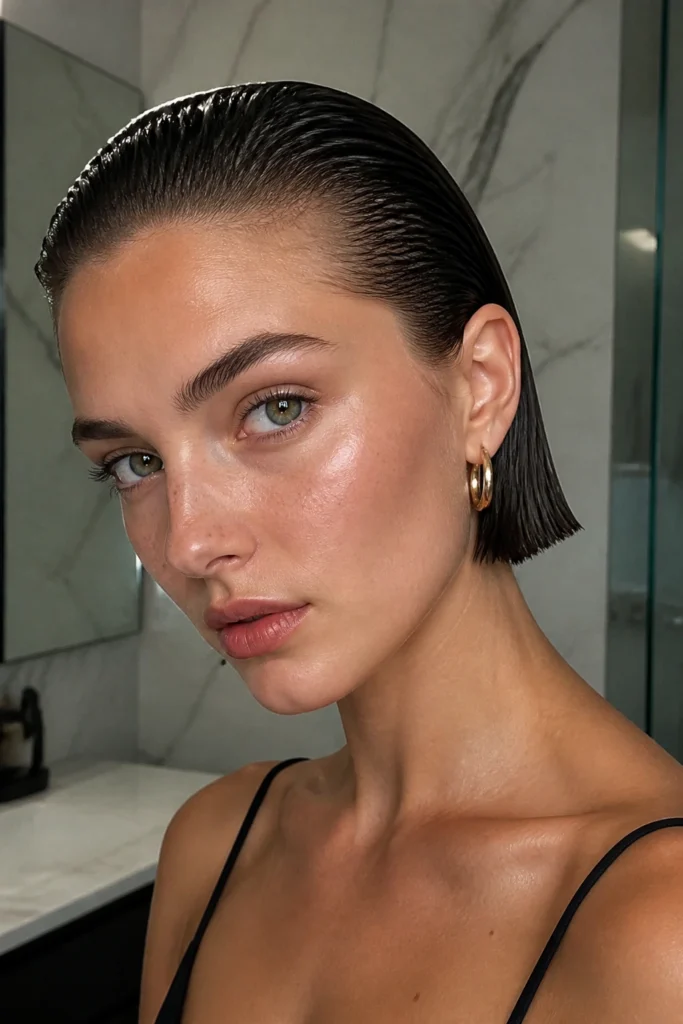 22 Slicked Back Looks for Women With Short Hair