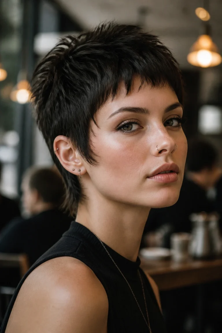 35 Extra Short Wolf Cuts for Edgy Women