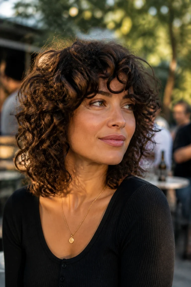 35 Choppy Curly Haircuts for Thick Hair