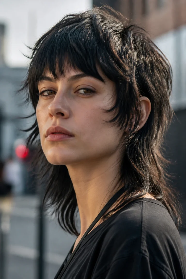 25 Shoulder Length Mullet Haircuts for Bold Modern Texture